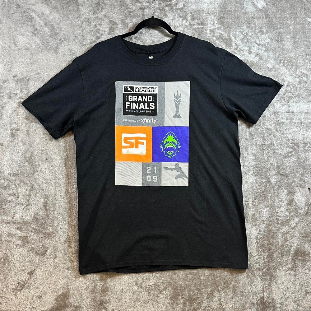 NWT Overwatch League 2019 Grand Finals Philadelphia‎ Tee Fanatics Gaming Shirt L